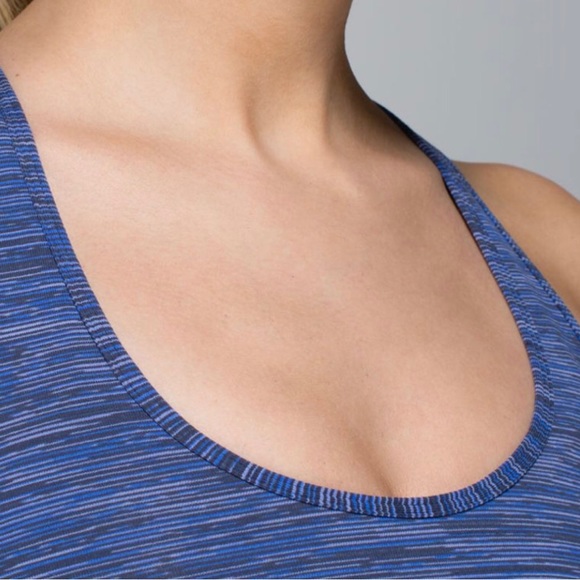 Lululemon Cool Racerback Wee Are From Space Cadet Blue. Size 4 - Picture 7 of 7